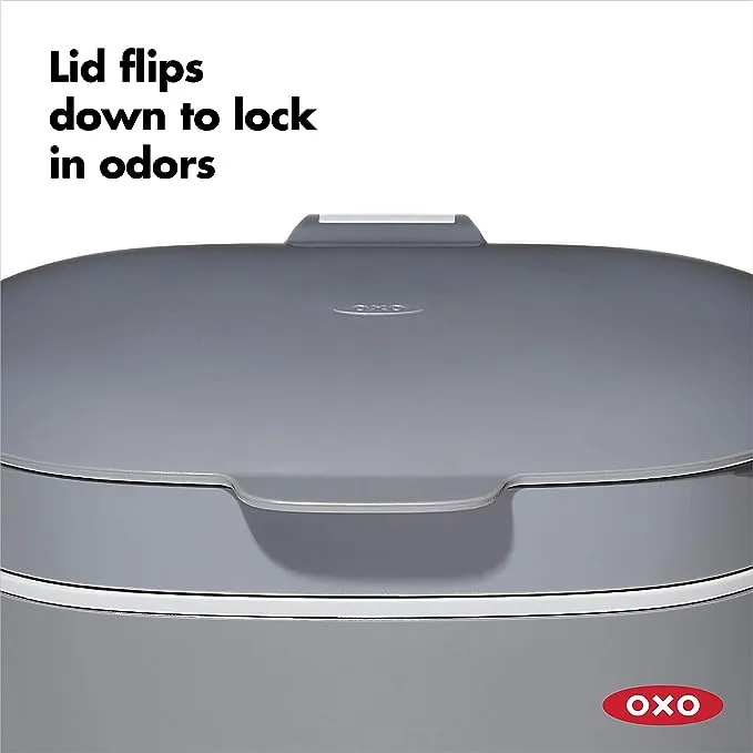 OXO Easy-Clean Compost Bin, 1.75 gal, Charcoal