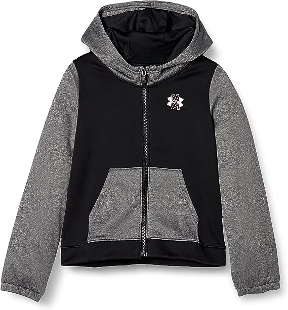 Under Armour Girls Fleece Full-Zip T-Shirt