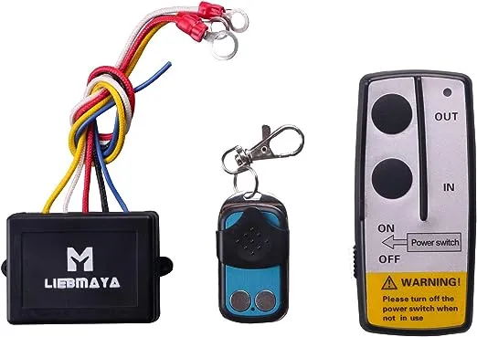 12V Wireless Remote Control Kit Truck ATV Jeep Car Winch Dump Trailer 50Ft NEW