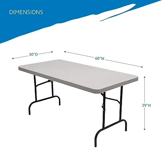 Iceberg IndestrucTable Commercial Folding Table