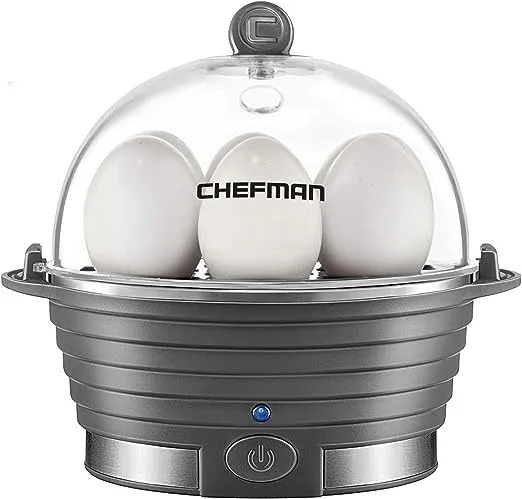 Chefman Electric Egg Cooker Boiler - Gray