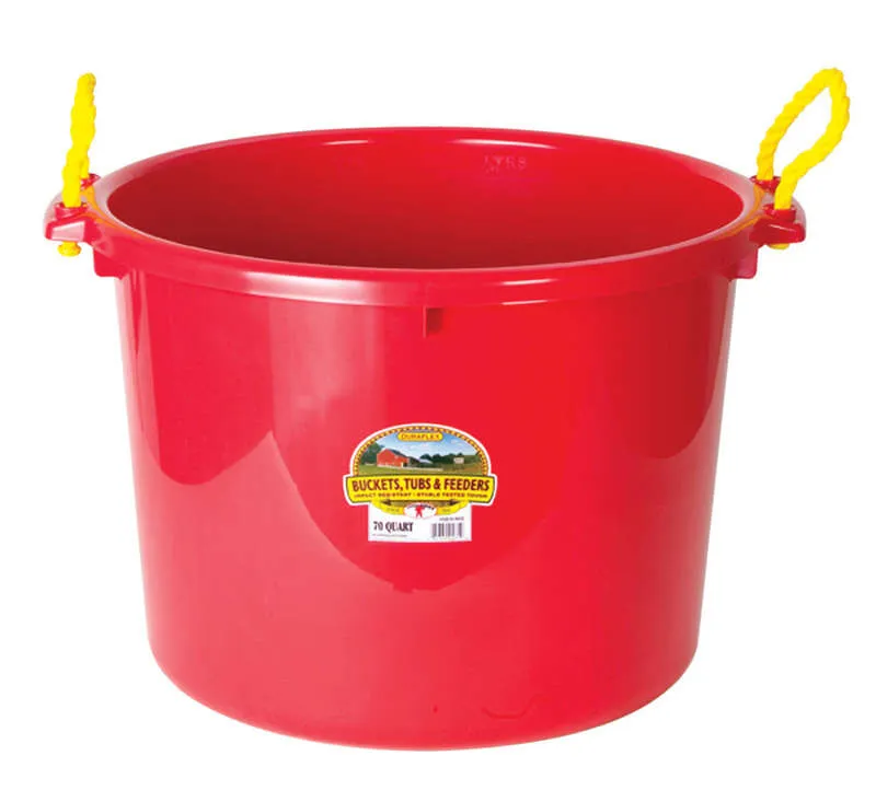 Little Giant 70 Quart Muck Tub - Red