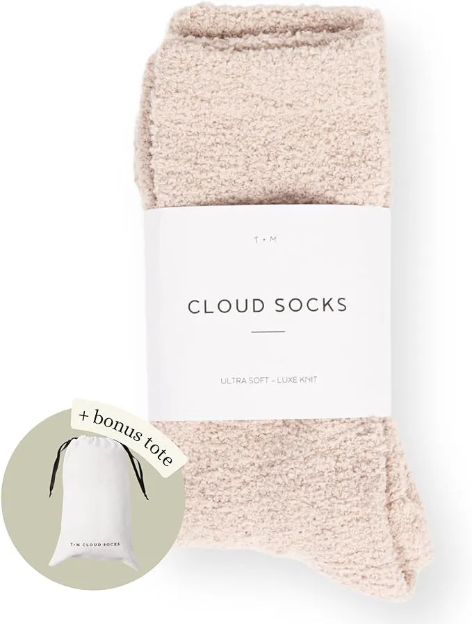 Ultra-Luxe Cloud Sock For Women & Men | Warm & Cozy Fuzzy Unisex Sleep Socks | Super Soft Luxurious Fabric