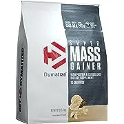 Dymatize Super Mass Gainer Protein Powder, 1280 Calories & 52g Protein, 10.7g BCAAs, Mixes Easily, Tastes Delicious, Gourmet Vanilla, 12 lbs