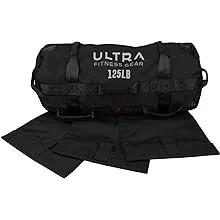 Ultra Fitness Workout Exercise Sandbags - Heavy Duty Sand-Bag, Functional Strength Training, Dynamic Load Exercises, WODs, General Fitness and Militar