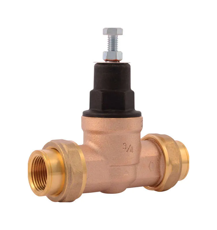 Cash Acme 3/4 Inch EB45 Double Union Pressure Regulating Valve (PRV), 45 PSI, 23885-0045