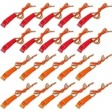 AUGSUN 40 Pcs Emergency Safety Whistle