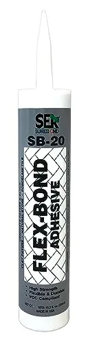 SEK Surebond SB-20 Flexbond T Silyl-terminated Polyether (Hybrid) Elastomer, 1/8", Gray