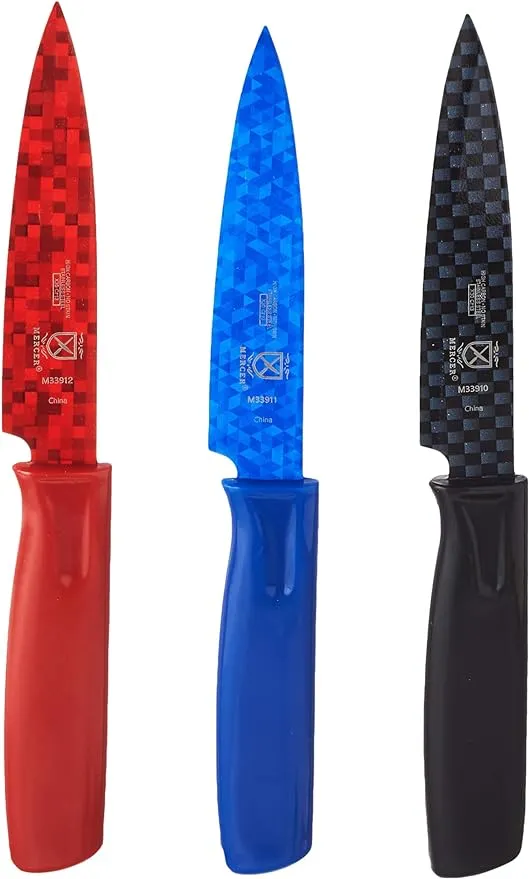 Mercer Culinary Non-Stick Paring Knives with ABS Sheaths