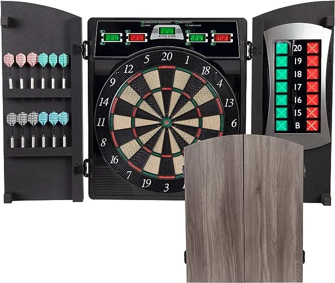 Arachnid Cricket Maxx 4.0 Electronic Dartboard Cabinet Set CMX4000