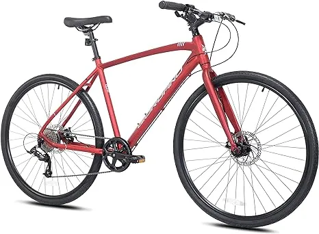 Giordano H2 Men's Hybrid Bicycle Red