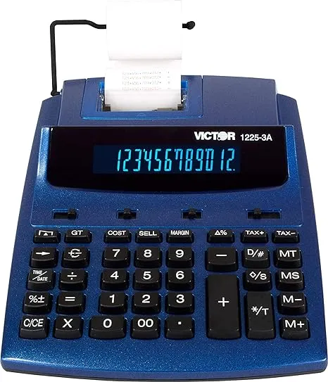 Victor 1225-3A Antimicrobial Two-color Printing Calculator