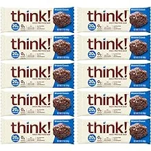 Think High Protein Bars, Brownie Crunch - 10 pack, 2.1 oz bars