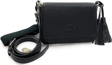 New Tory Burch the web flap crossbody black