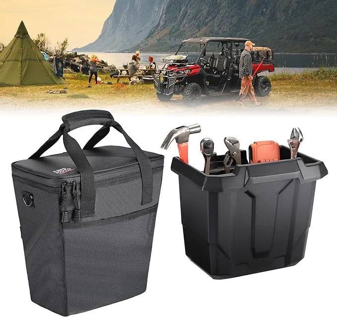 Center Underseat Storage Bin + Cooler Bag For Can am Defender HD8 HD10 715003446  | eBay