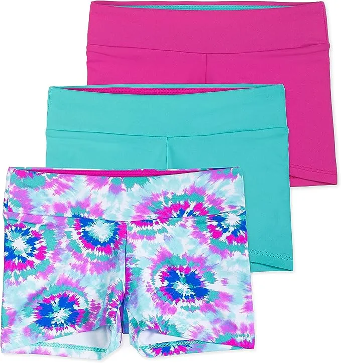 Layla Girls Dance Shorts (3-Pack)