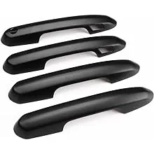 DLOVEG Car Door Handle Cover Compatible for 2019-2021 2022 2023 Toyota Rav4 Accessories for Highlander 2023 2022 2021 2020 Handle Protectors with 4 Holes fo Auto Sensors (Glossy Black)DLOVEG Car Door Handle Cover Compatible for 2019-…