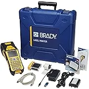 Brady M610 Handheld Label Maker with Hard Case (M610-KIT). Durability Meets The widest Range of Data Entry Options. Replaces BMP61,Yellow/Gray