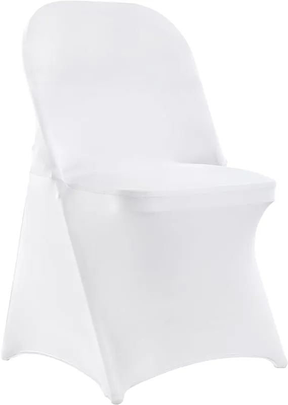 VEVOR White Stretch Spandex Chair Covers