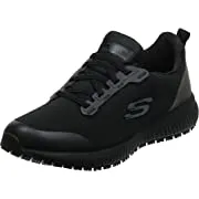 Skechers Women's Work Squad SR Shoes Black 8.5