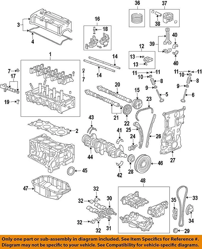 Honda CR-V2015-2019Actuator Assembly VTC (46t)14310-5A2-A01