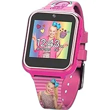 Accutime Kids Nickelodeon JoJo Siwa Educational Learning Touchscreen Smart Watch Toy for Girls, Boys, Toddlers - Selfie Cam, Learning Games, Alarm, Calculator, Pedometer & More (Model: JOJ4128AZ)