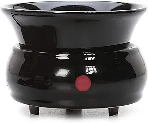 Hosley Black Color Ceramic Electric Fragrance Candle Wax Warmer. Ideal for Spa ...