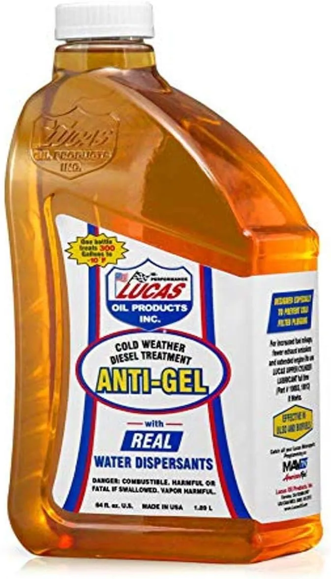 Lucas Oil 10866 Anti-Gel Cold Weather Diesel Additive - 64 fl. oz.