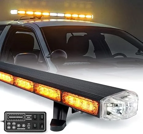 Xprite 48&quot; Amber Sparrow X Series Traffic Advisor LED Strobe Light Bar