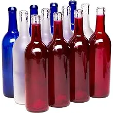 Home Brew Ohio Multi-Colored Bottles For Bottle Tree - Red, White And Blue