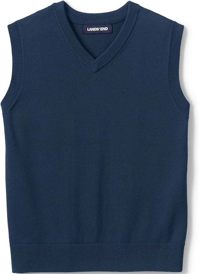 Kids 4-20 Lands' End School Uniform Sweater Vest