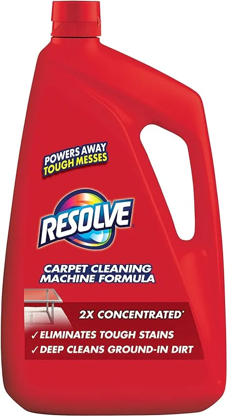 Resolve Carpet Steam Cleaner Solution, 96oz Bottle, 2x Concentrate