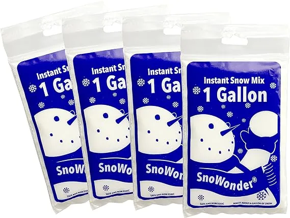 Snowonder Instant Snow Fake Artificial Snow Also Great for Making Cloud Slime