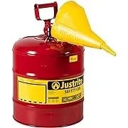 Justrite 7150110 Safety Can 5 gal Steel Red