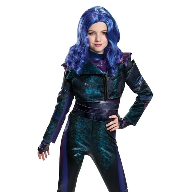 Girls Mal Wig Child Costume Accessory