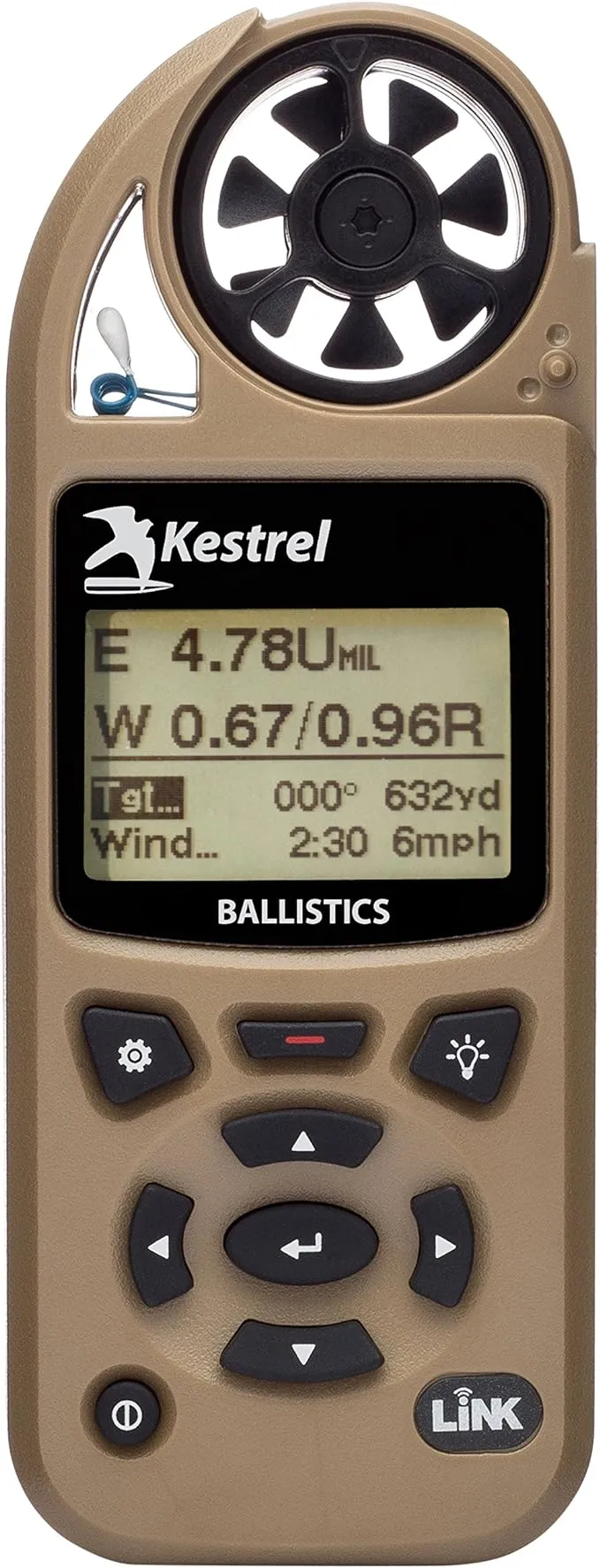 Kestrel 5700 Ballistics - Weather Meter with Link Tan