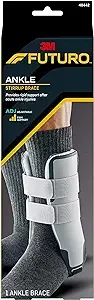 Futuro Stirrup Ankle Brace with Pre-Inflated Air Cells Adjustable Firm 48442