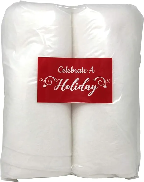 Christmas Snow Roll - 3 Foot X 8 Foot Artificial Snow Blanket for Christmas Deco