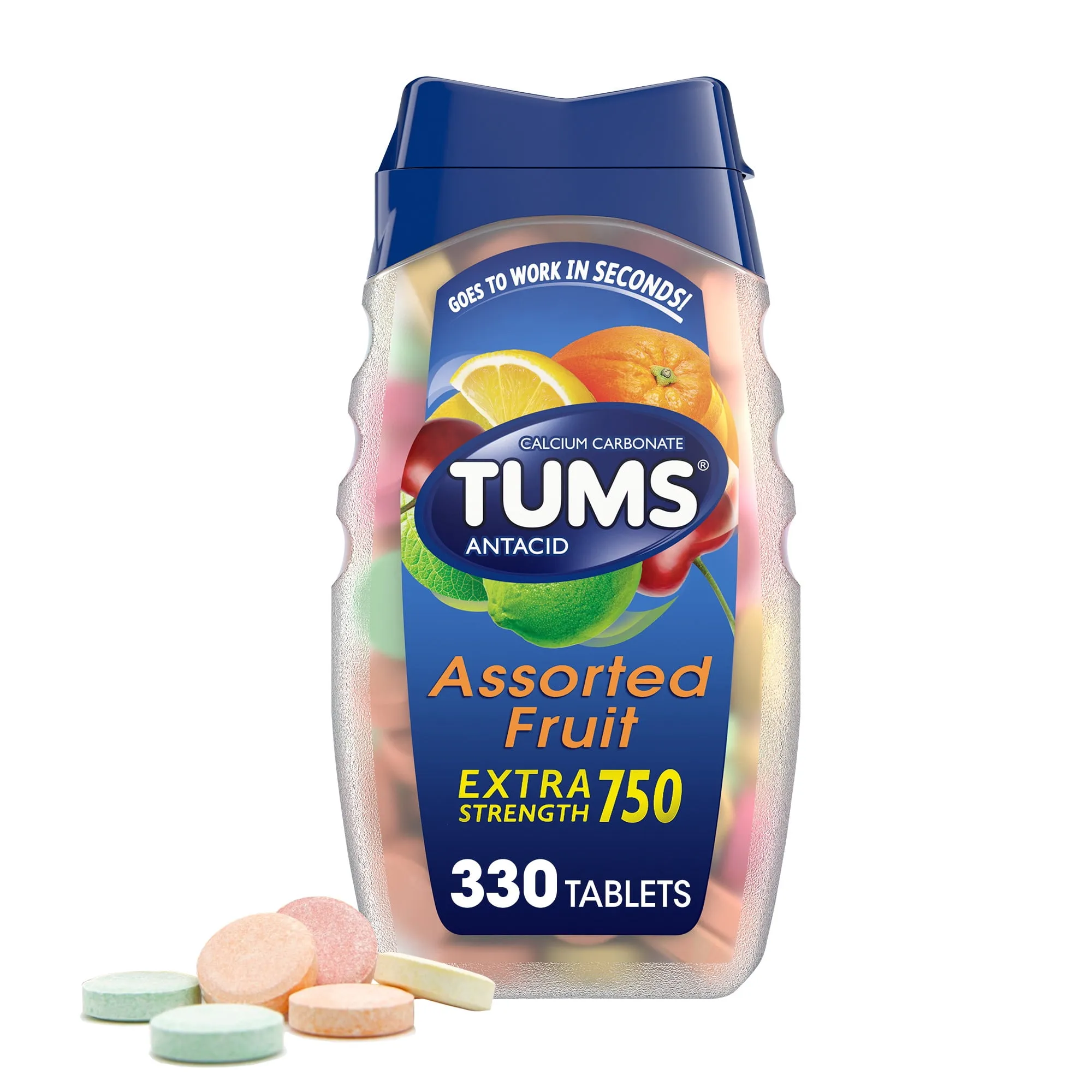 Tums Antacid Extra Strength Chewable Tablets