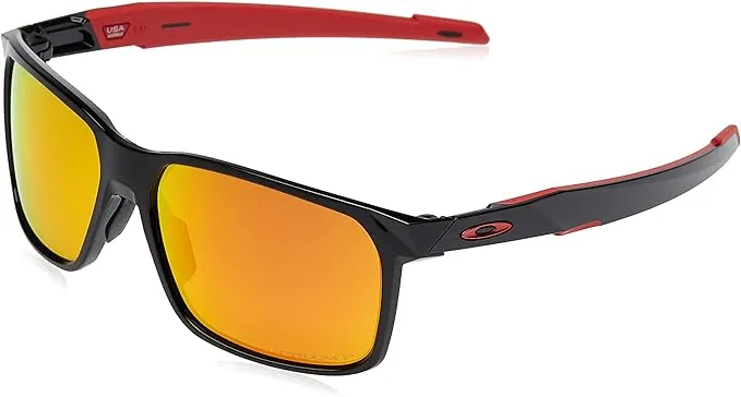 Oakley Portal x Polarized Sunglasses Polished Black/Prizm Ruby