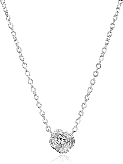 kate spade new york Infinity and Beyond Knot Mini Pendant Necklace 