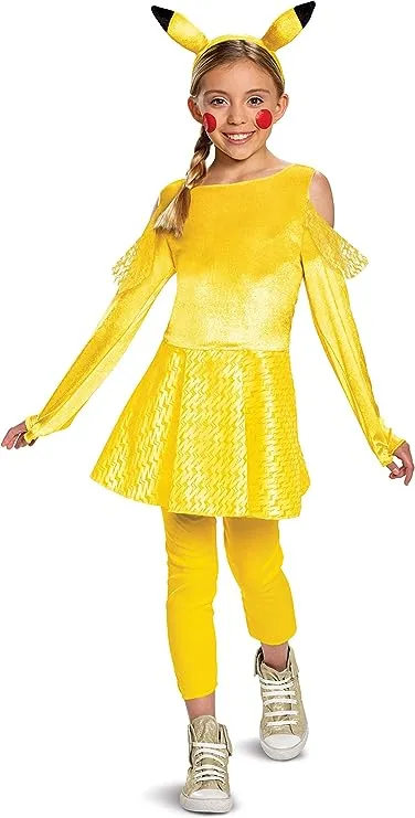 Pikachu Girl Deluxe Girls Costume