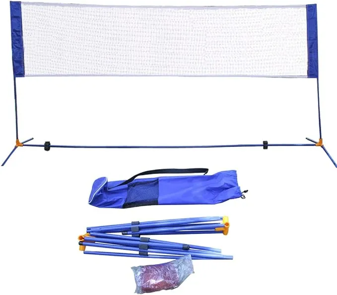 Hi Suyi Portable Height Adjustable Badminton Volleyball Tennis Net Set