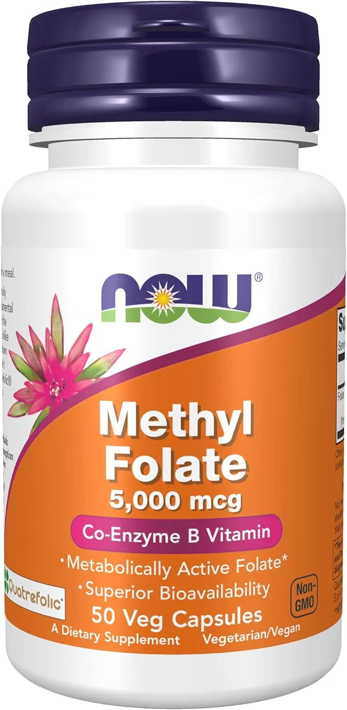 Now Methyl Folate 5000 mcg