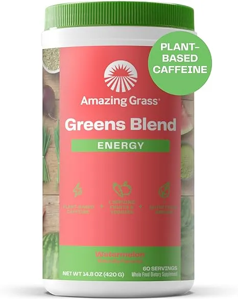 Amazing Grass Green Watermelon Energy Superfood - 14.8 oz jar