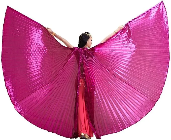 Women's Egyptian Egypt Belly Dance Costume with Bifurcate Isis Wings