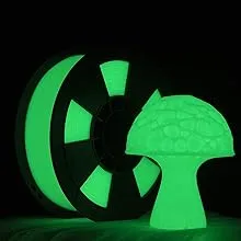 ZIRO PLA Glow Filament 1.75mm, 3D Printer Filament PLA, Glow in The Dark PLA Luminous, Strong Glow Effect 1KG(2.2lbs) Spool, Dimensional Accuracy +/- 0.03mm, Fit Most FDM 3D Printers, Green