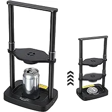 yamagahome Can Crusher for Recycling 12 oz - 24 oz, Foot Operated Pedal Can Smasher with Spring Design, Eco-Friendly Recycling Tool for Soda, Beer