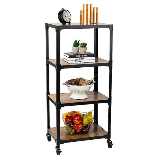 Mind Reader Charm 4-Tier Utility Cart