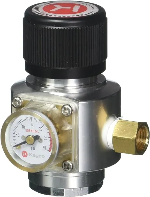 Kegco Aluminum Mini CO2 Regulator NS-AMR